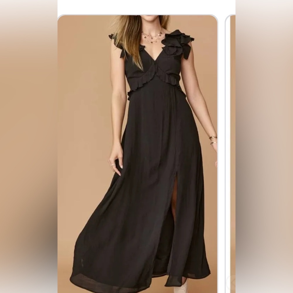Camila Ruffle Maxi Dress
